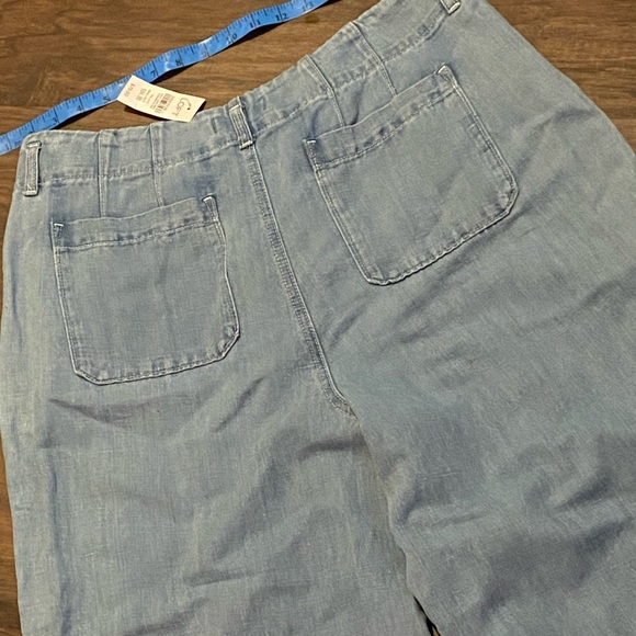 LOFT CROPPED WIDE-LEG JEANS SZ 12/31 NWT - Picture 8 of 11